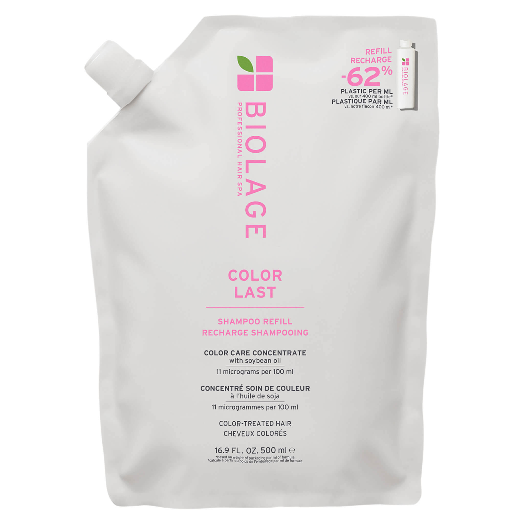 Biolage Šampón pre farbené vlasy (Colorlast Shampoo Orchid) 500 ml - náhradní náplň