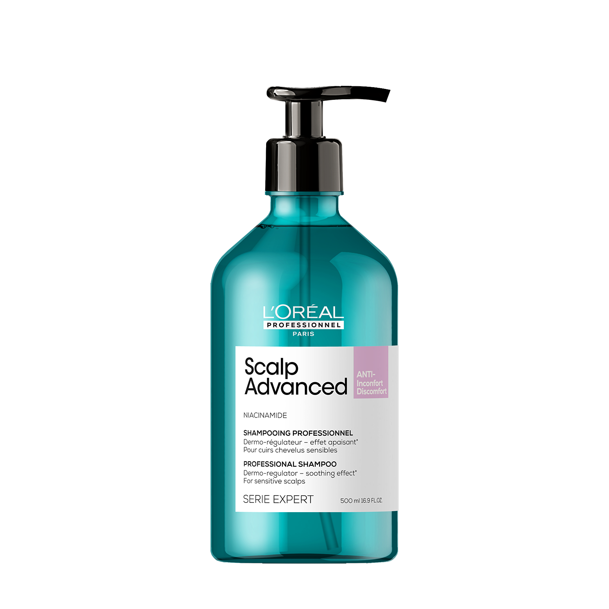 L´Oréal Professionnel Šampon pro citlivou pokožku hlavy Scalp Advanced Anti-Discomfort Dermo (Regulator Shampoo) 500 ml