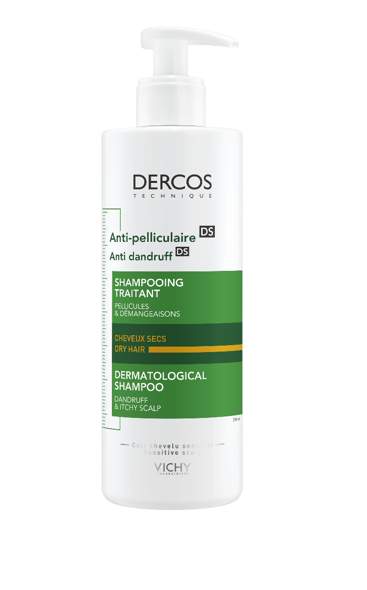 Šampon proti lupům pro suché vlasy Dercos 390 ml