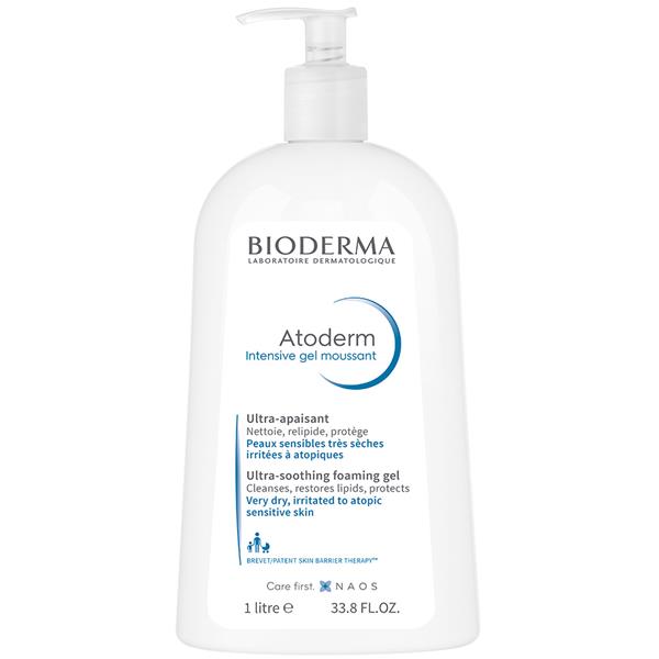 Bioderma Sprchový gel pro každodenní zklidňující a čisticí péči Atoderm (Intensive Gel Moussant Ultra Rich) 1000 ml