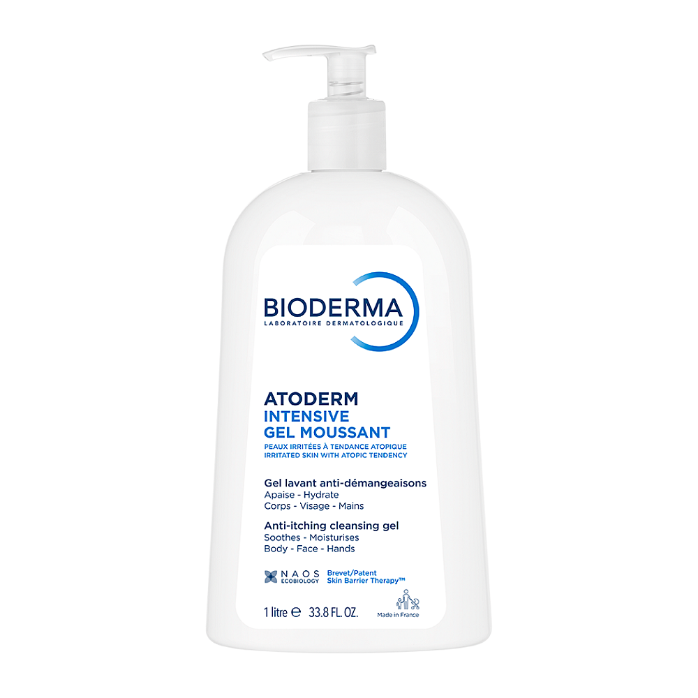 Bioderma Atoderm Intensive Gel Moussant výživný penivý gél pre veľmi suchú citlivú a atopickú pokožku 1000 ml