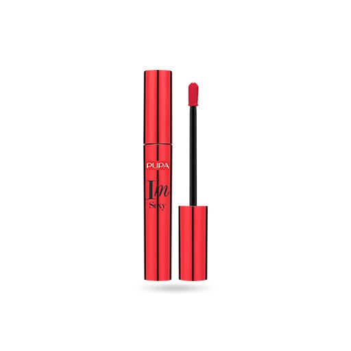 PUPA Milano Tekutý rúž I`m Sexy (Vinyl Effect Liquid Lip Colour) 2,7 ml 007 Apple Red