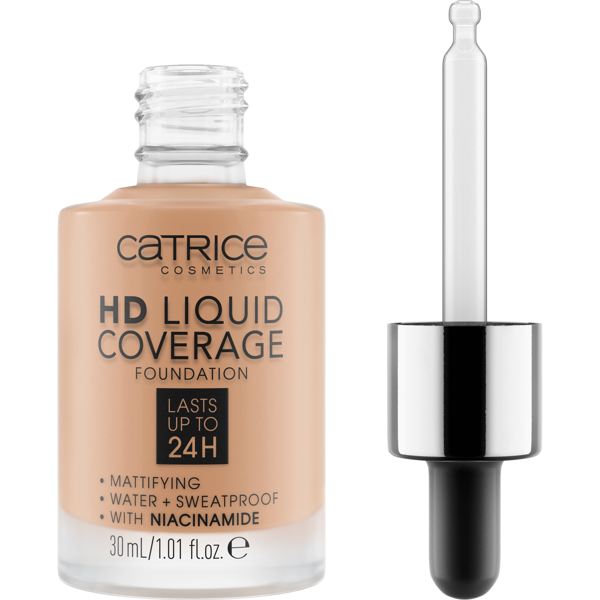 Catrice Tekutý make-up HD Liquid Coverage (Foundation) 30 ml 040 Warm Beige