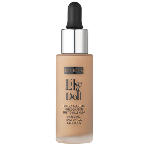 PUPA Milano Tekutý make-up SPF 15 Like A Doll (Perfecting Make-Up Fluid) 30 ml 030Natural beige