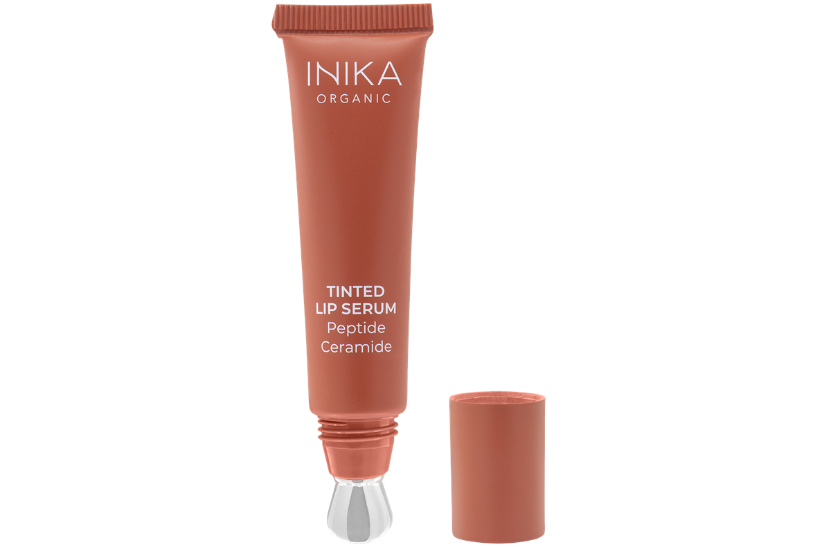 INIKA Organic Tónované sérum na pery s peptidmi a ceramidmi (Tinted Lip Serum) 10 ml Rosewood