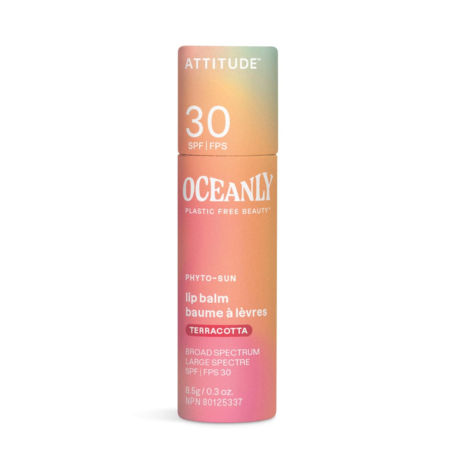 Attitude Tónující balzám na rty SPF 30 (Lip Balm) 8,5 g Terracotta