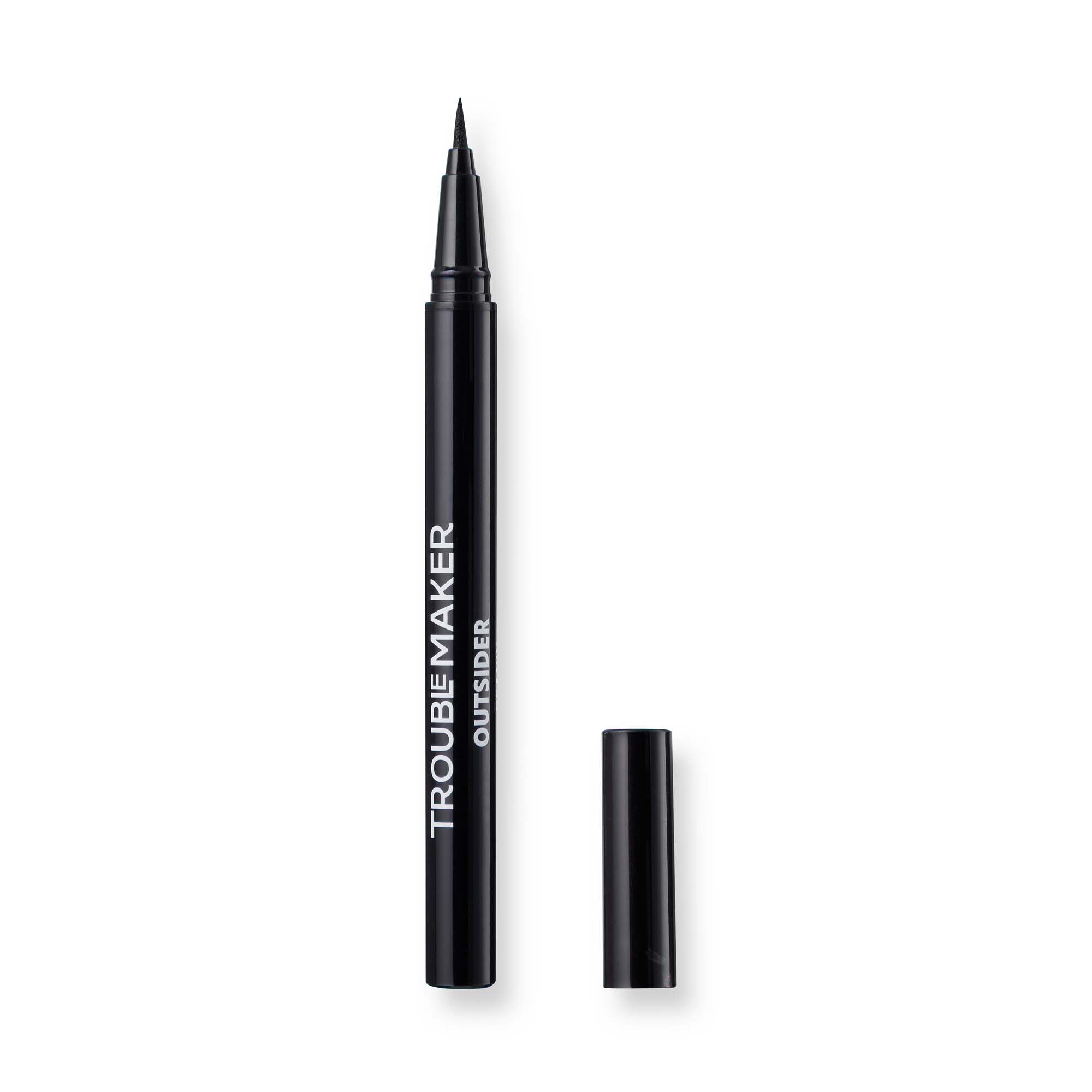 Levně Trouble Maker Tekutá oční linka ve fixu Outsider Liquid Eyeliner Pen 0,5 ml Black