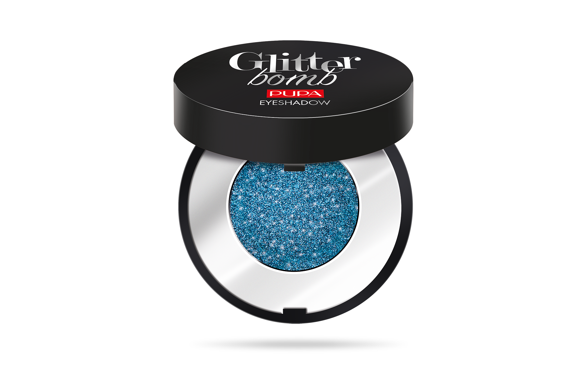 PUPA Milano Trblietavé očné tiene Glitter Bomb (Eyeshadow) 0,8 g 005 Crystallized Blue