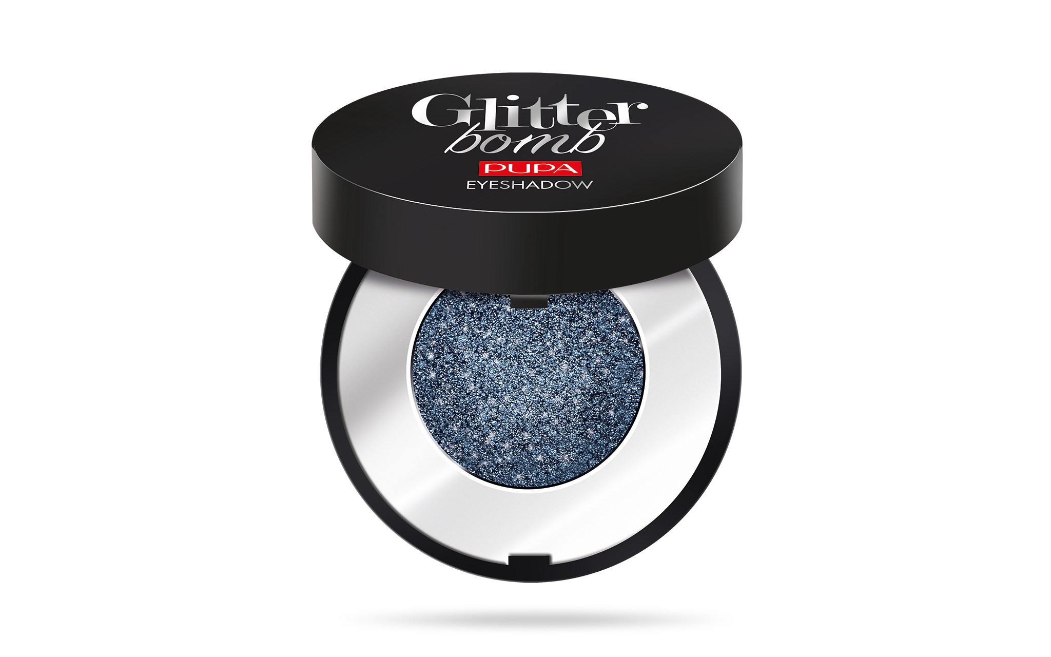 PUPA Milano Trblietavé očné tiene Glitter Bomb (Eyeshadow) 0,8 g 006 Galaxy Blue
