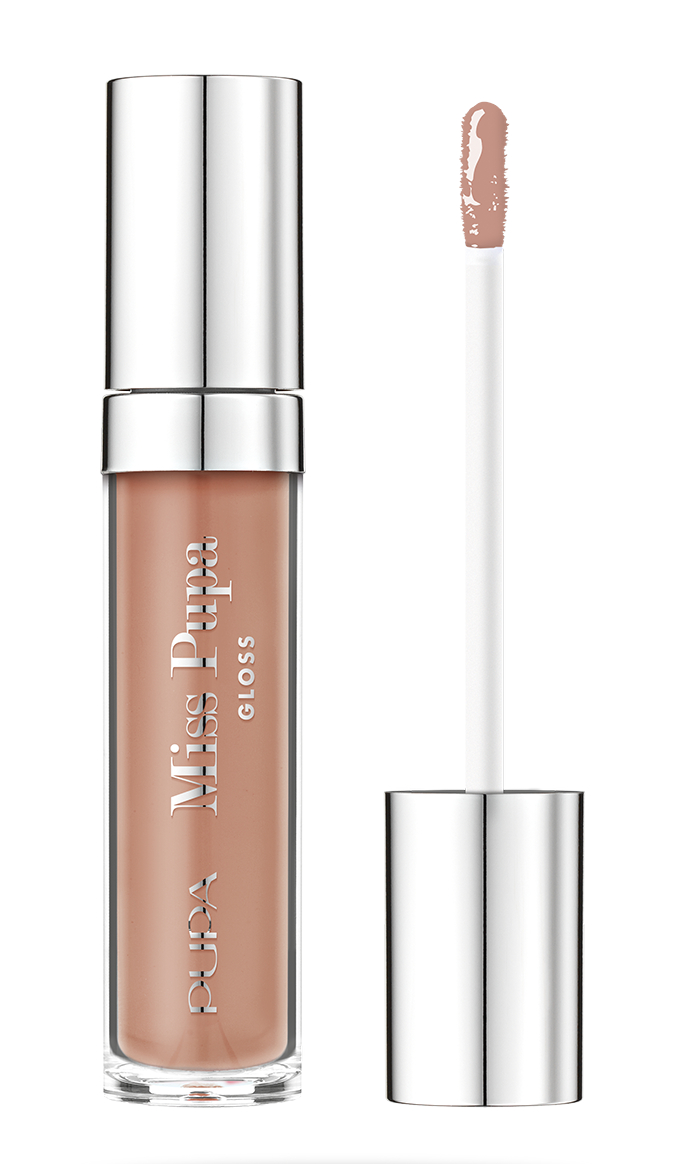 PUPA Milano Trblietavý lesk na pery Miss Pupa Gloss (Ultra Shine Gloss Instant Volume Efect) 5 ml 403 Nude Obsession