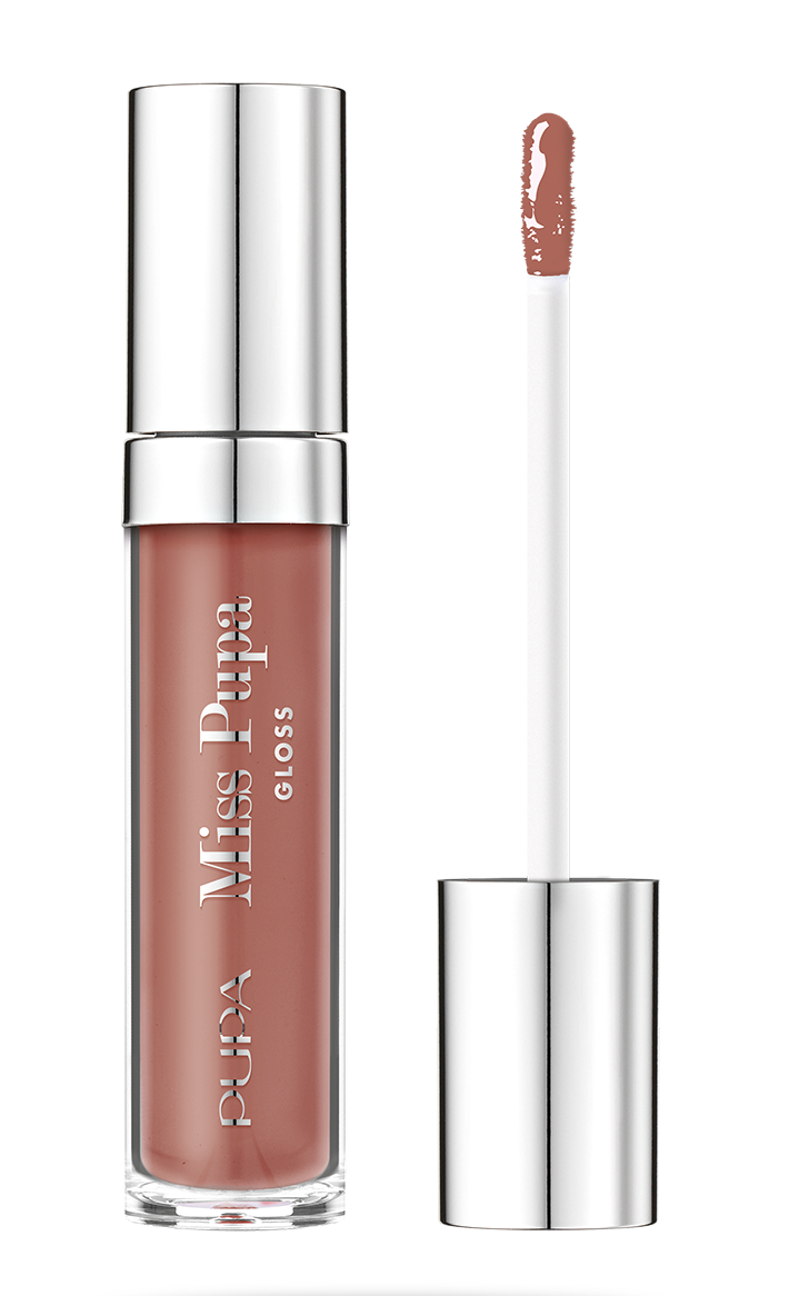 PUPA Milano Trblietavý lesk na pery Miss Pupa Gloss (Ultra Shine Gloss Instant Volume Efect) 5 ml 404 Warm Nude