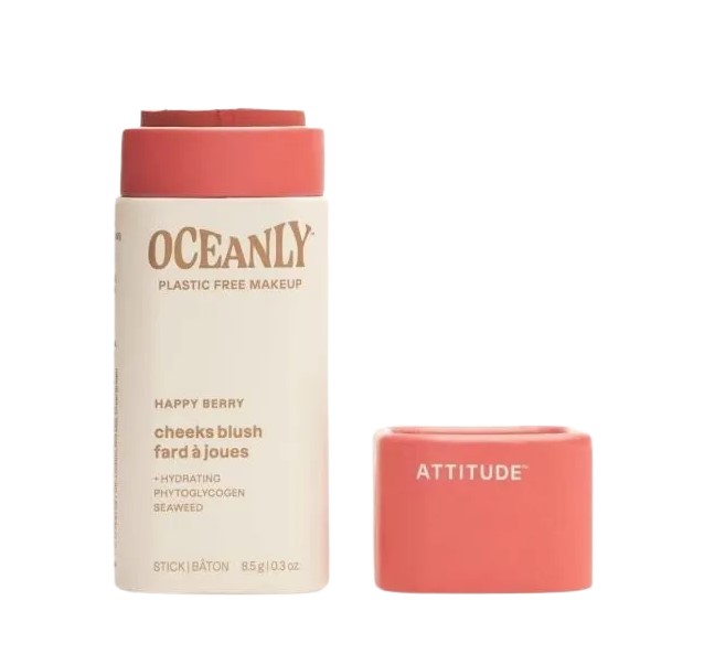 Attitude Krémová tvárenka v tyčinke Oceanly (Cheeks Blush) 8,5 g Happy Berry