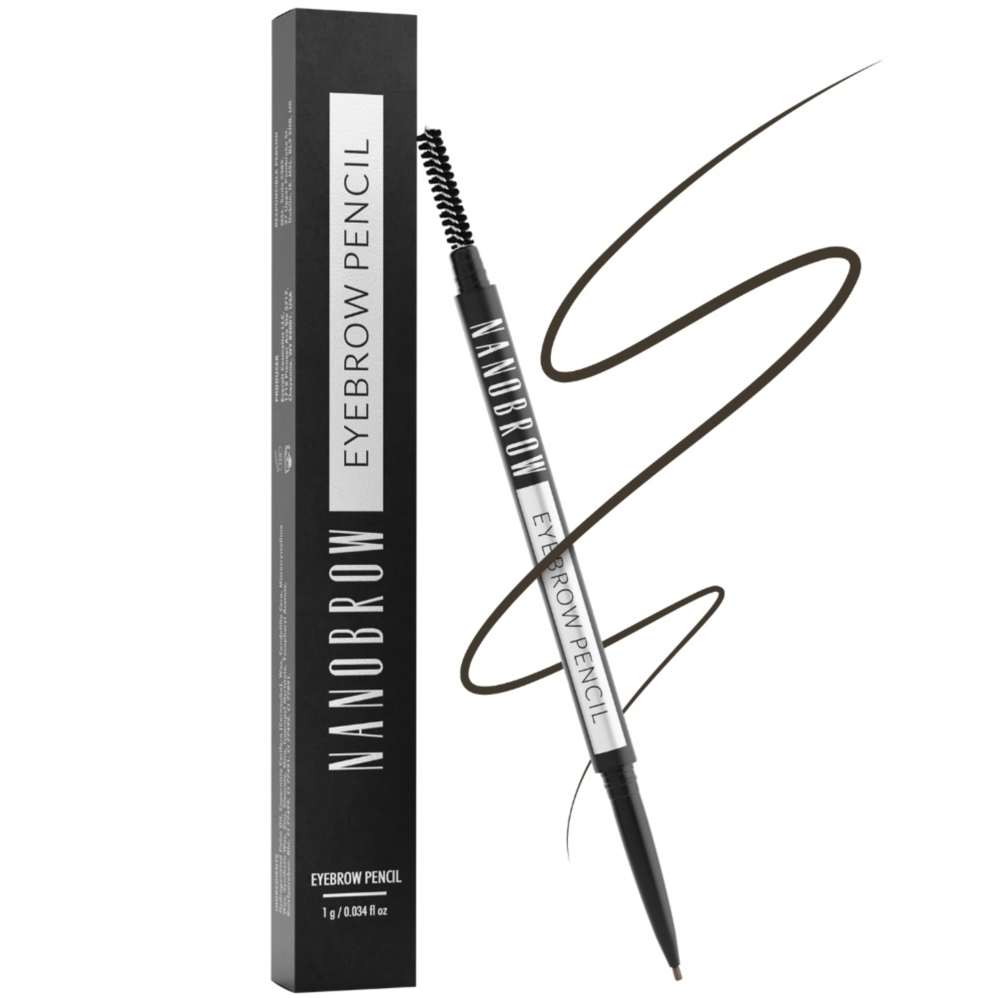 Nanobrow Tužka na obočí Eyebrow Pencils 1 g Dark Brown