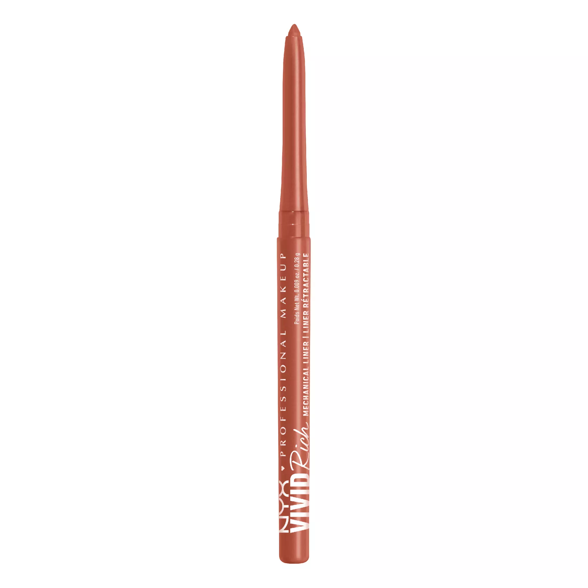 NYX Professional Makeup Creion pentru ochi Vivid Rich Mechanical Liner 0,28 g 04 Soft Brown