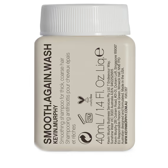 Kevin Murphy Uhladzujúci šampón pre nepoddajné a krepaté vlasy Smooth .Again.Wash ( Smooth ing Shampoo) 40 ml