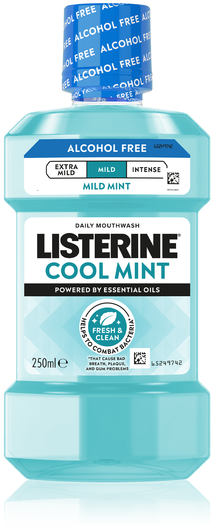 Ústní voda bez alkoholu Zero - Coolmint Mild Taste 250 ml