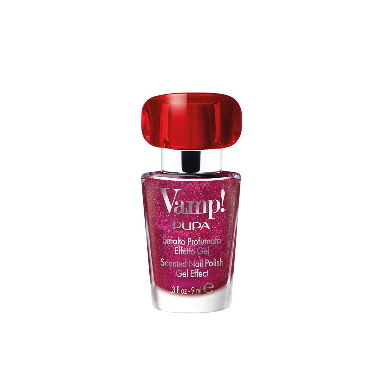 PUPA Milano Lak na nechty VAMP! (Scented Nail Polish Gel Effect) 9 ml 219 Party Fuchsia