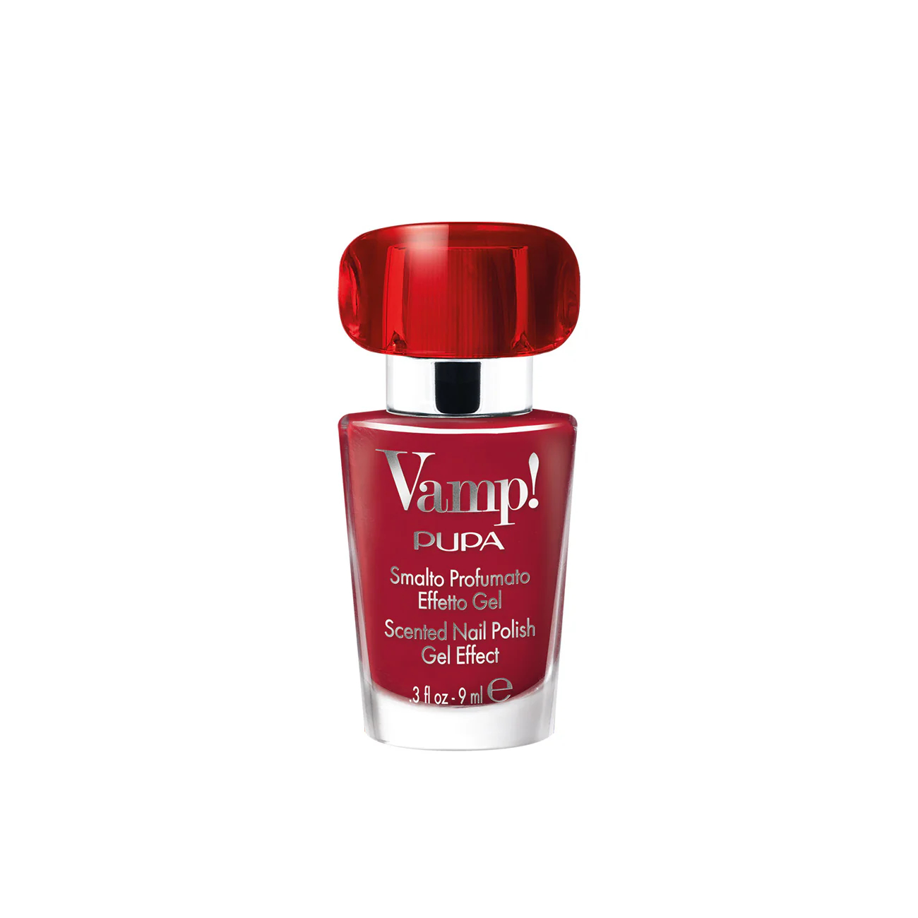 PUPA Milano Lak na nechty VAMP! (Scented Nail Polish Gel Effect) 9 ml 220 Manifesto Red