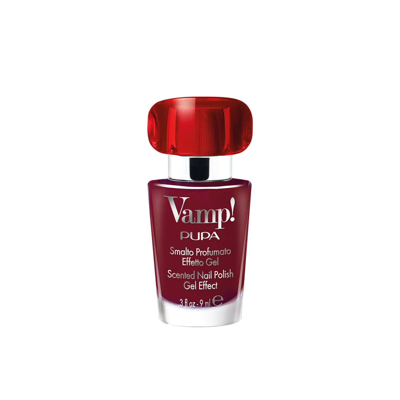 PUPA Milano Lak na nechty VAMP! (Scented Nail Polish Gel Effect) 9 ml 221 Infinite Burgundy