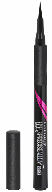 MAYBELLINE NEW YORK Hyper Precise očná linka v pere odtieň Black Matte 1 ml