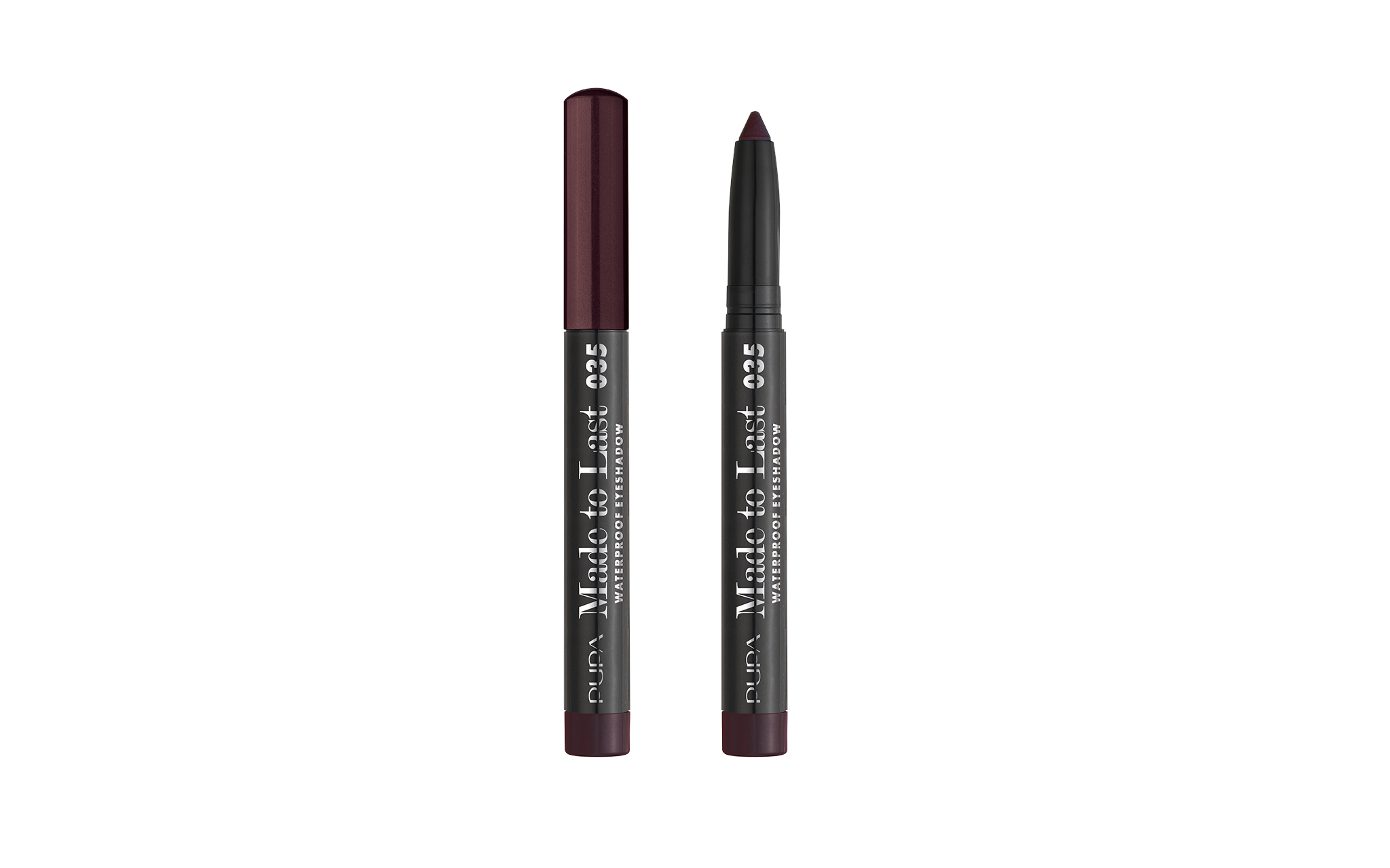 PUPA Milano Vodeodolné očné tiene v ceruzke Made To Last (Eyeshadow) 1,4 g 035 Plum