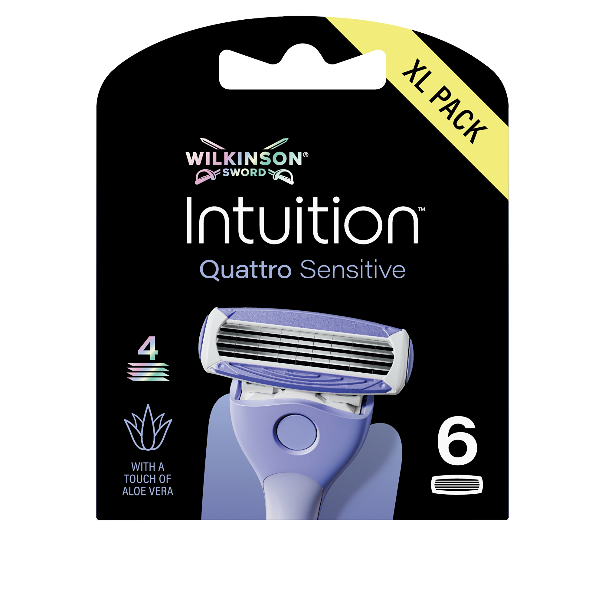Wilkinson Sword Intuition Quattro Sensitive náhradní hlavice