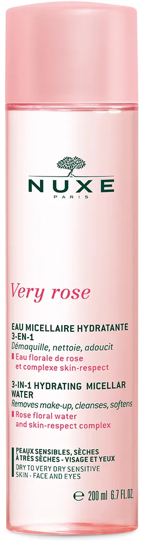 Nuxe Zklidňující micelární voda Very Rose (3-in1 Soothing Micellar Water) 200 ml