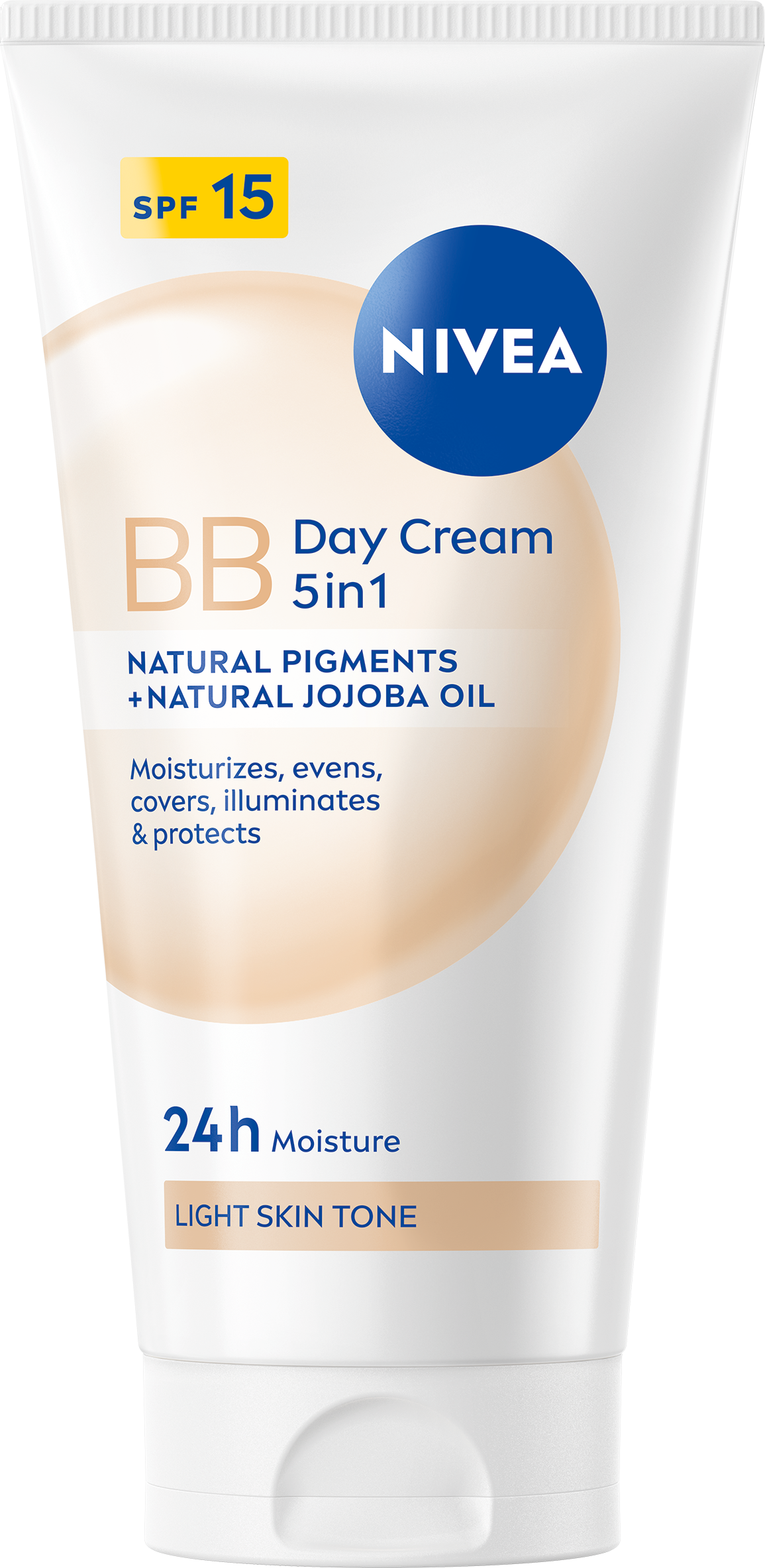 Zkrášlující hydratační krém 5 v 1 BB Cream SPF 15 (5in1 Beautifying Moisturizer) 50 ml světlý tón pleti