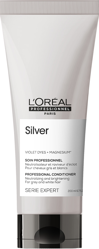 L´Oréal Professionnel Péče na neutralizaci nežádoucích odstínů šedivých a bílých vlasů Serie Expert (Silver Neutralising Cream) 200 ml