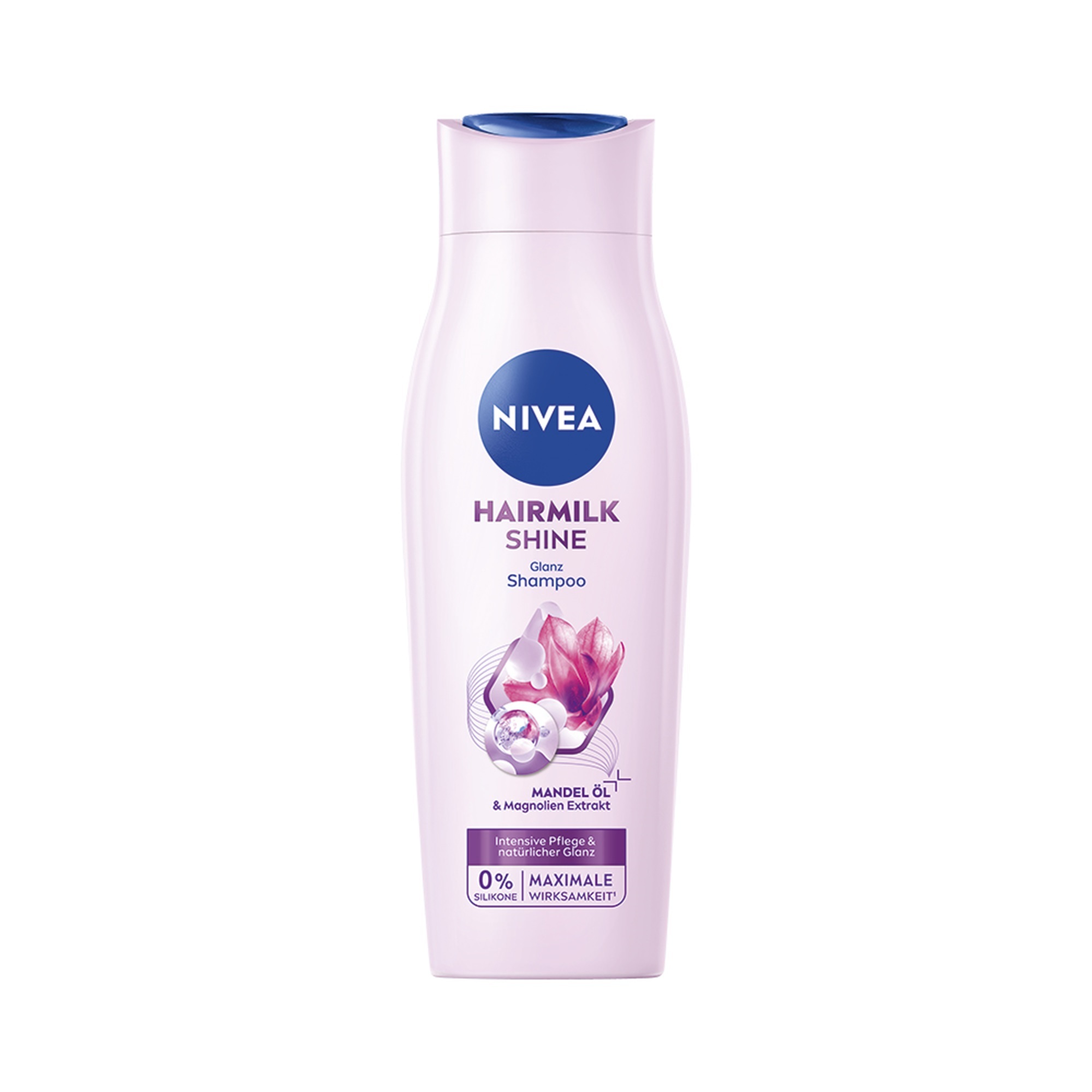 Nivea Pečující šampon s mléčnými a hedvábnými proteiny na unavené vlasy bez lesku Hairmilk Shine (Care Shampoo) 400 ml