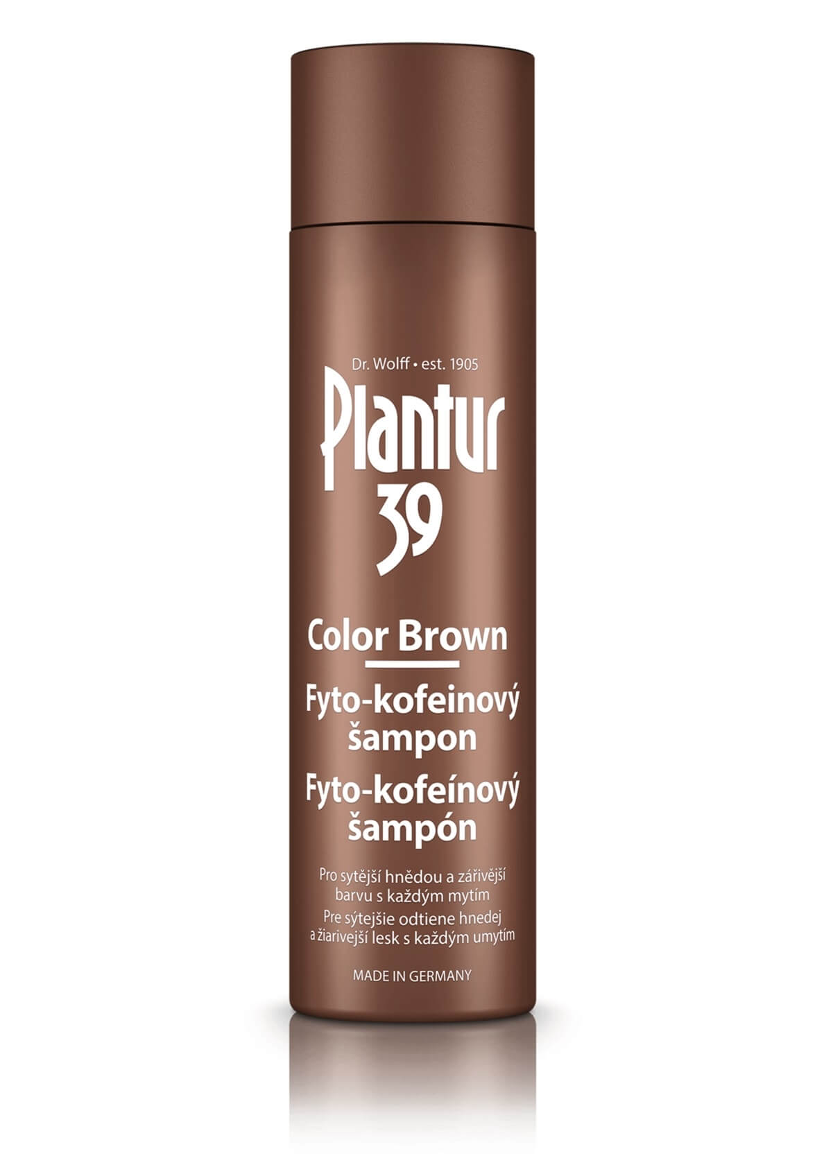 Plantur Fyto-kofeinovy šampon Color Brown pro hnědé vlasy 250 ml