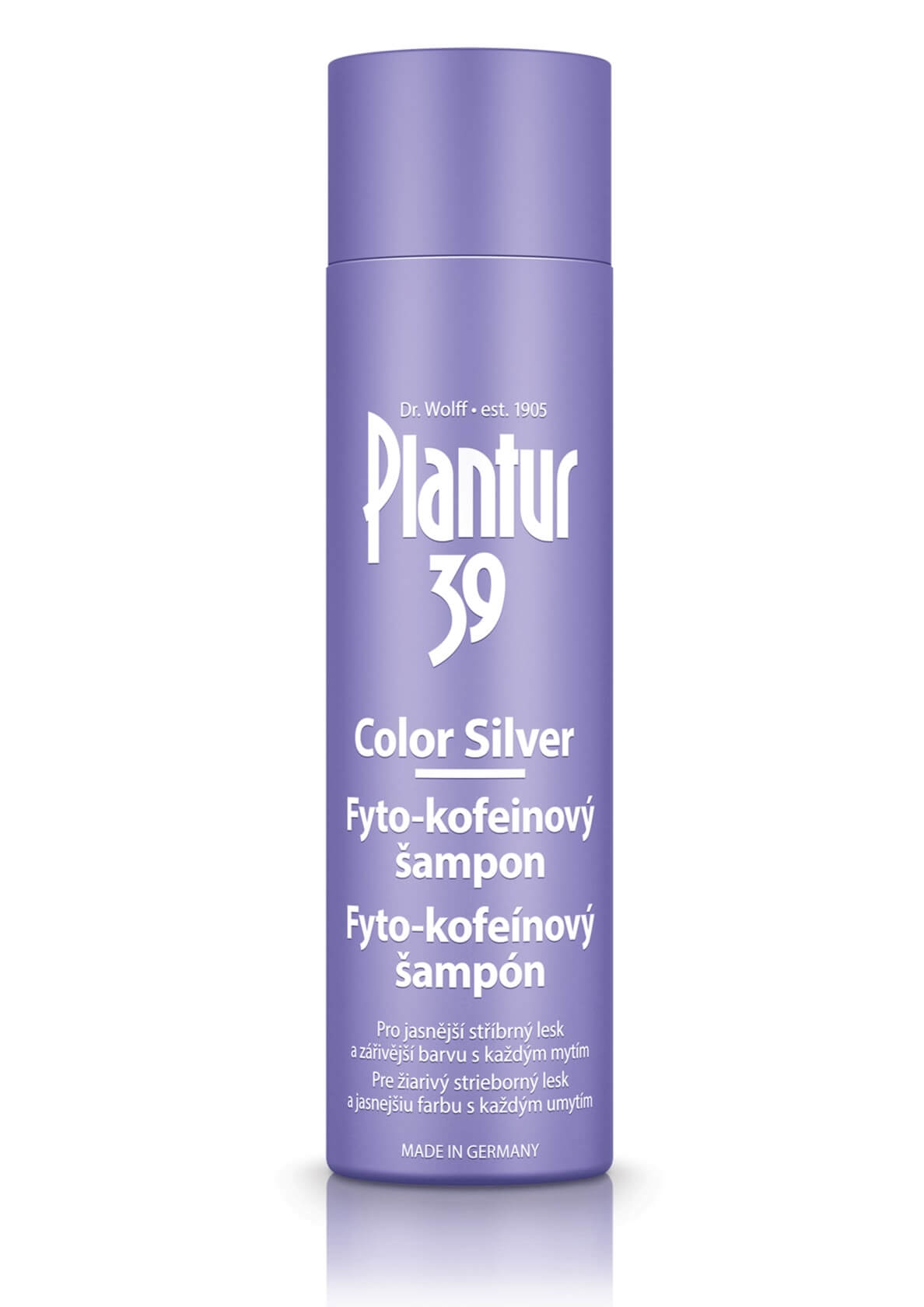 Plantur Fyto-kofeinový šampon Color Silver neutralizující žluté tóny 250 ml