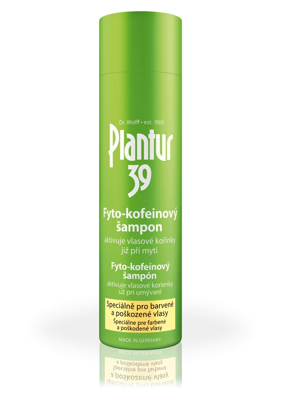 Plantur Fyto-kofeinovy šampon pro barvené a poškozené vlasy 250 ml