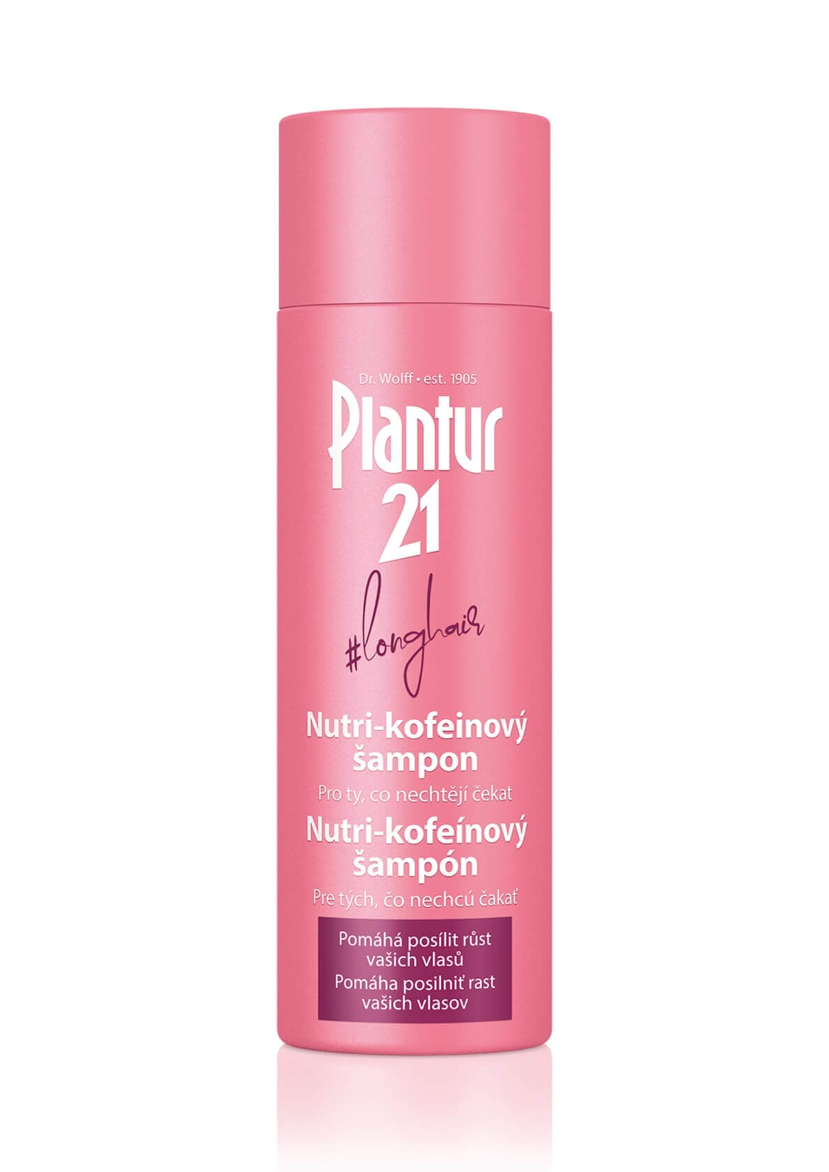 Plantur Nutri-kofeinový šampon Longhair pro podporu růstu vlasů 200 ml