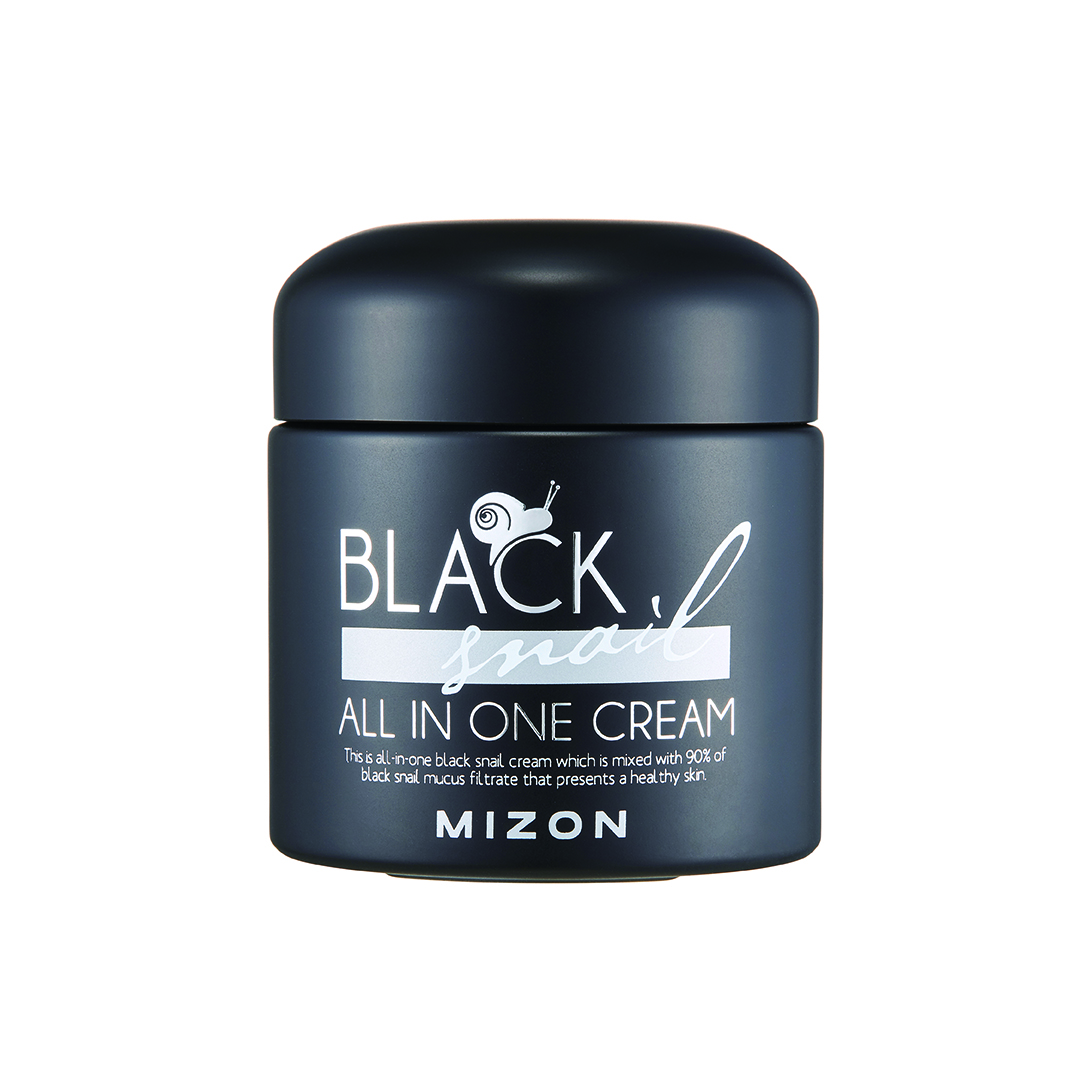 Mizon Pleťový krém s filtrátem sekretu Afrického černého hlemýždě 90% (Black Snail All In One Cream) 75 ml