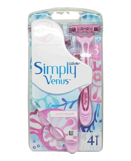 Gillette Pohotová holítka Simply Venus 3 6 ks
