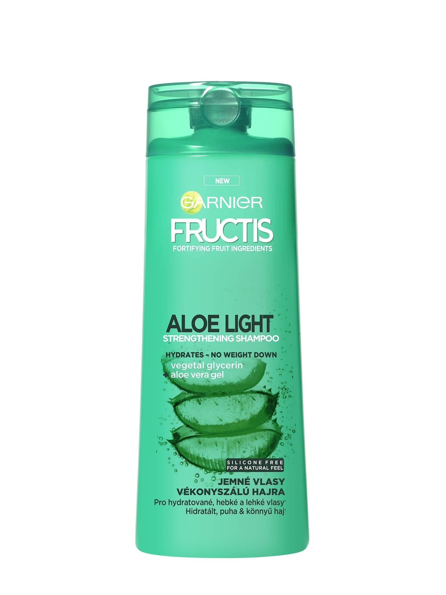 Garnier Posilující šampon s aloe vera na jemné vlasy Fructis (Aloe Light Strengthening Shampoo) 400 ml
