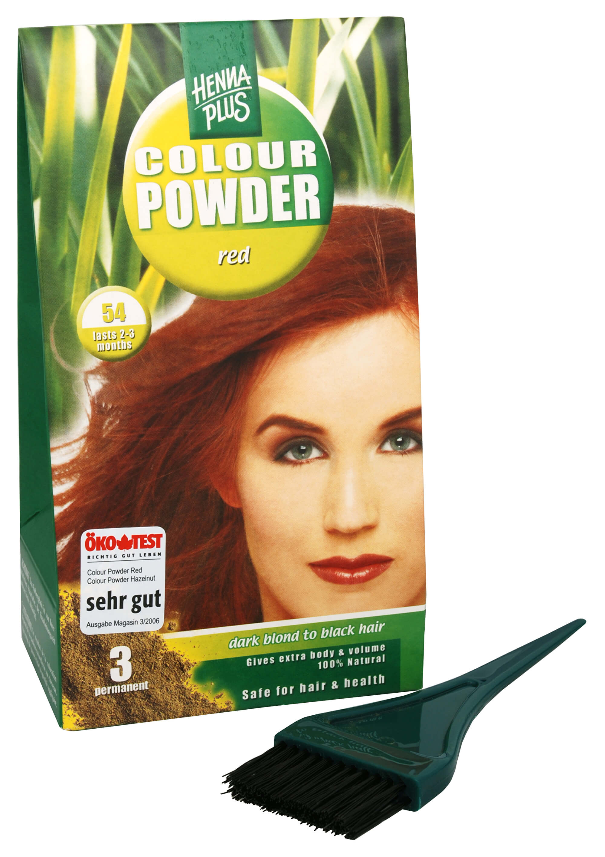 Zobrazit detail výrobku HennaPlus Přírodní prášková barva (Colour Powder) 100 g 56 Kaštanová