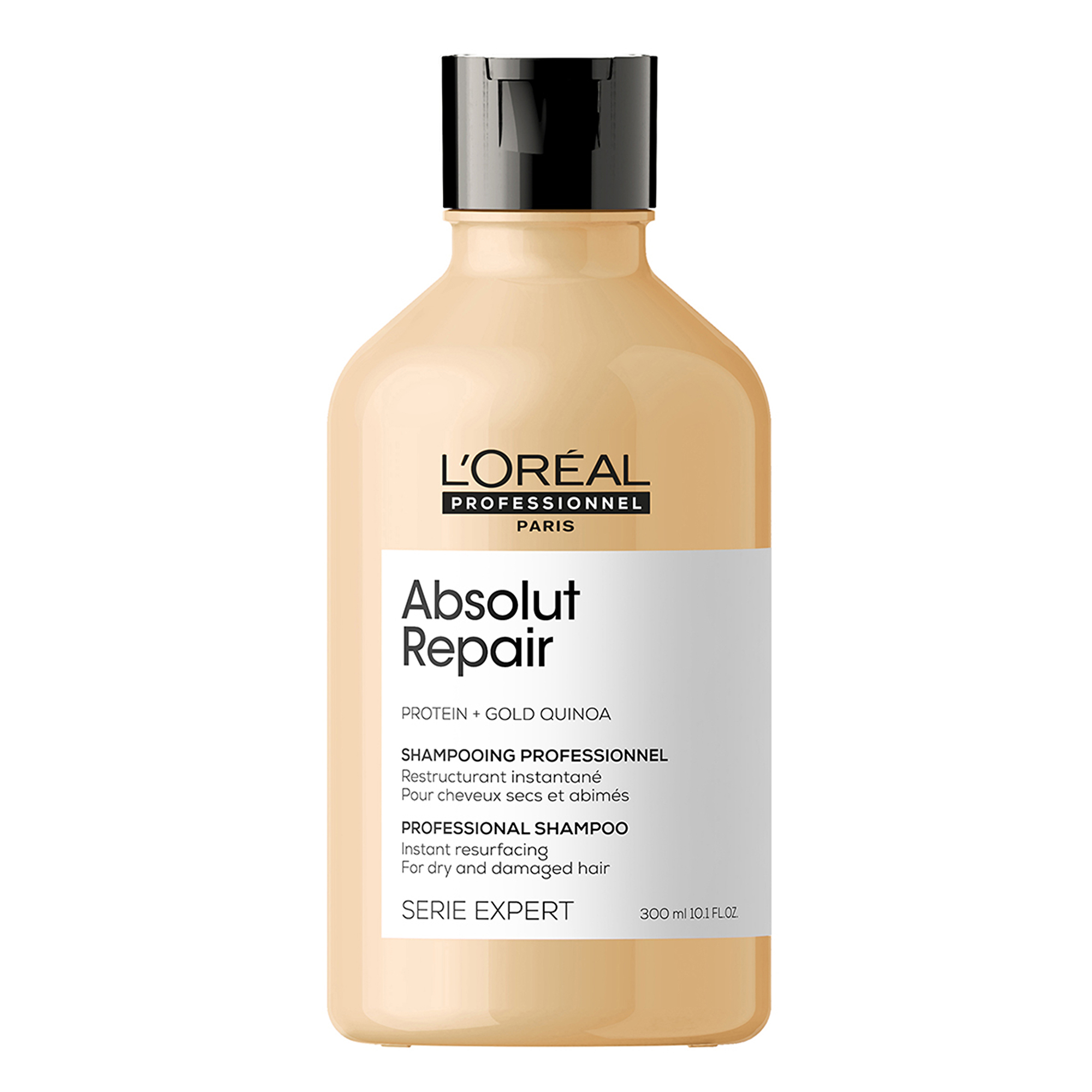 L´Oréal Professionnel Regenerační šampon pro velmi poškozené vlasy Serie Expert Absolut Repair Gold Quinoa + Protein (Instant Resurfacing Shampoo) 300 ml
