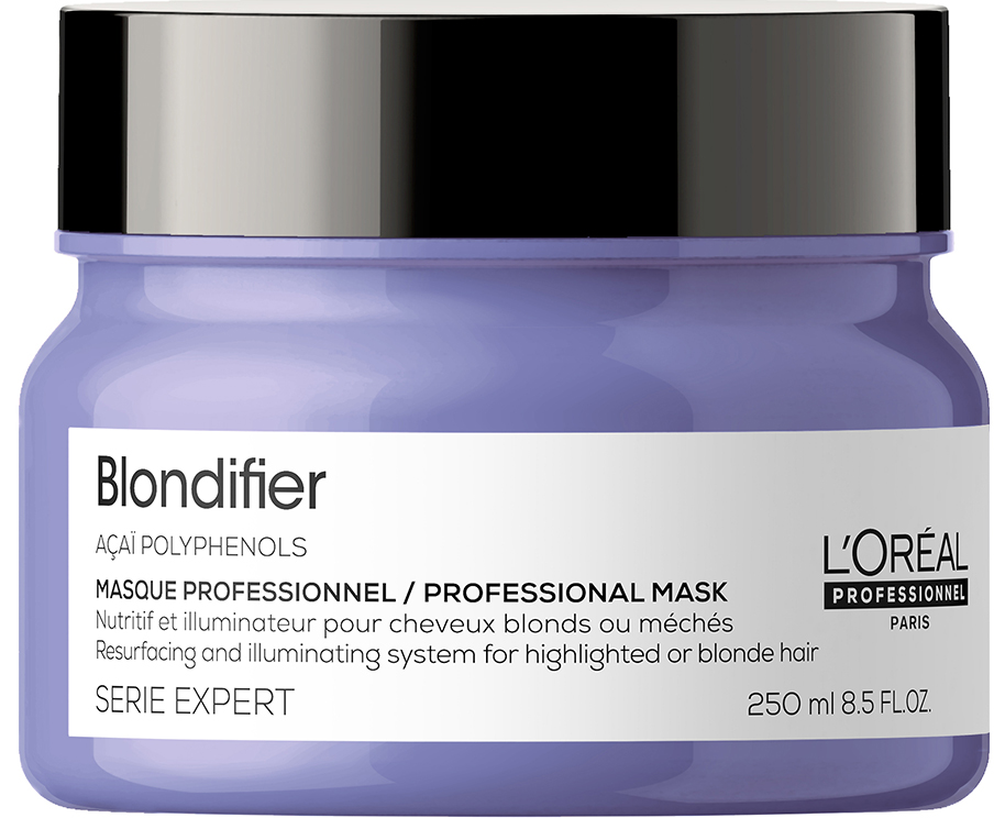 L´Oréal Professionnel Rekonstrukční a rozjasňující maska pro blond vlasy Série Expert Blondifier (Masque) 250 ml