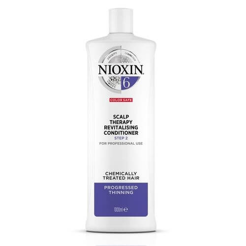Nioxin Revitalizér pokožky pro řídnoucí normální až silné přírodní i chemicky ošetřené vlasy System 6 (Conditioner System 6) 1000 ml