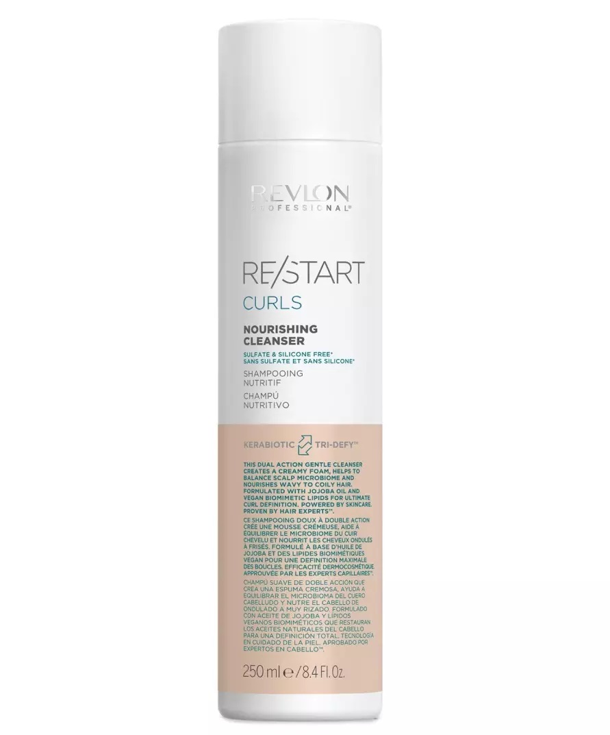 Revlon Professional Vyživující šampon pro kudrnaté a vlnité vlasy Restart Curls (Nourishing Cleanser) 250 ml