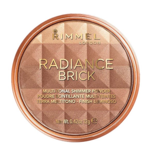 Rimmel London Radiance Brick 12 g bronzer pre ženy 001 Light