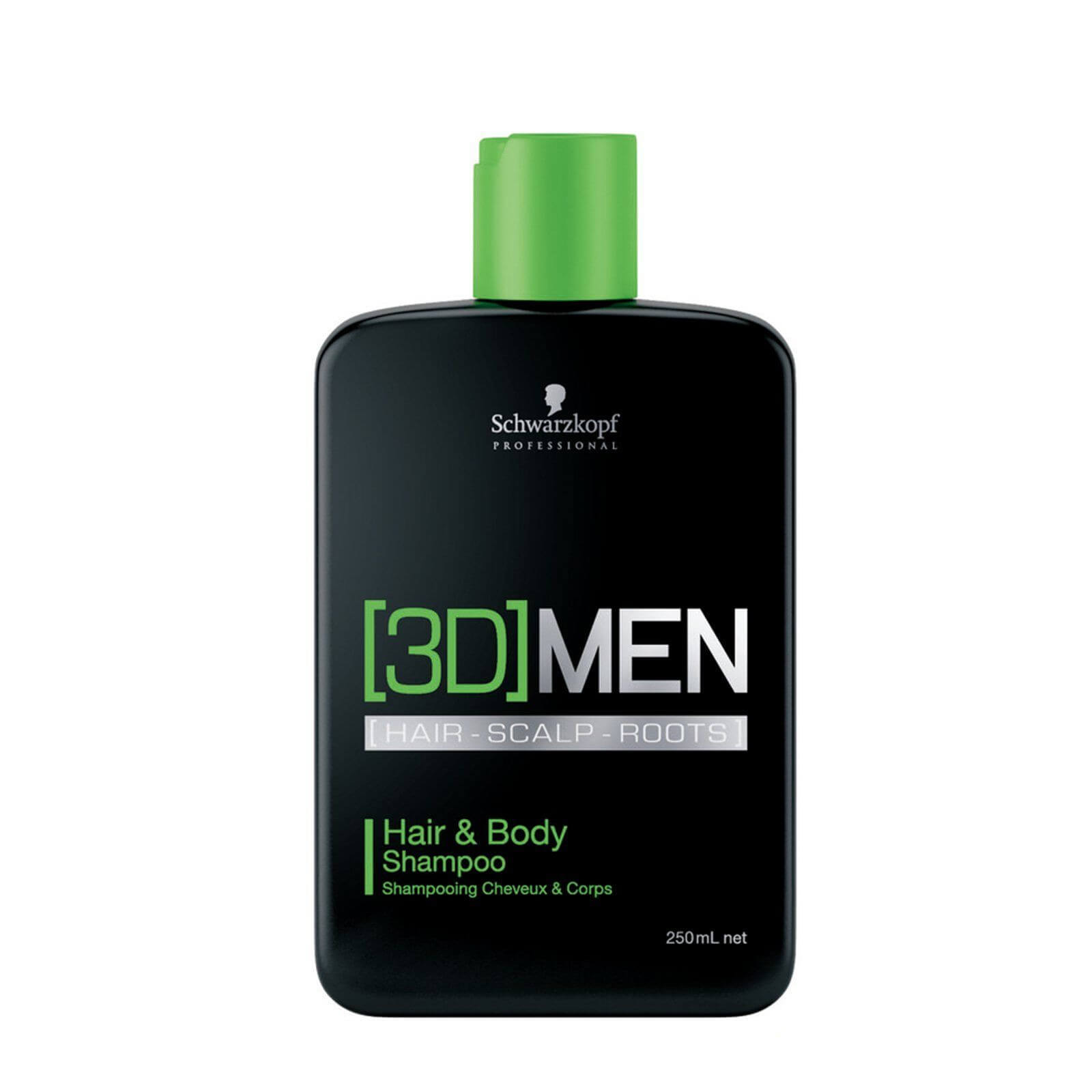Schwarzkopf Professional Šampon na vlasy i tělo pro muže 3D (Hair & Body Shampoo) 250 ml