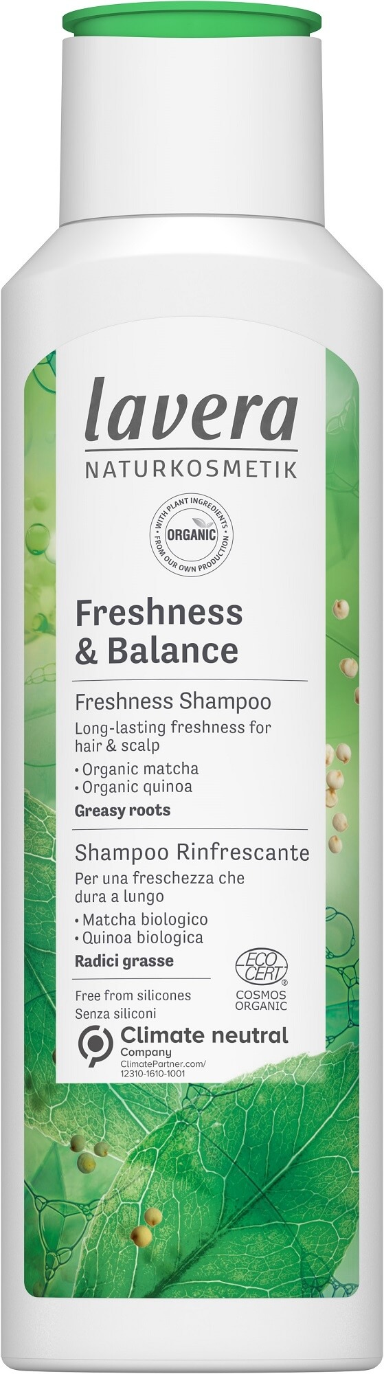 Zobrazit detail výrobku Lavera Šampon pro normální a mastné vlasy Freshness & Balance 250 ml