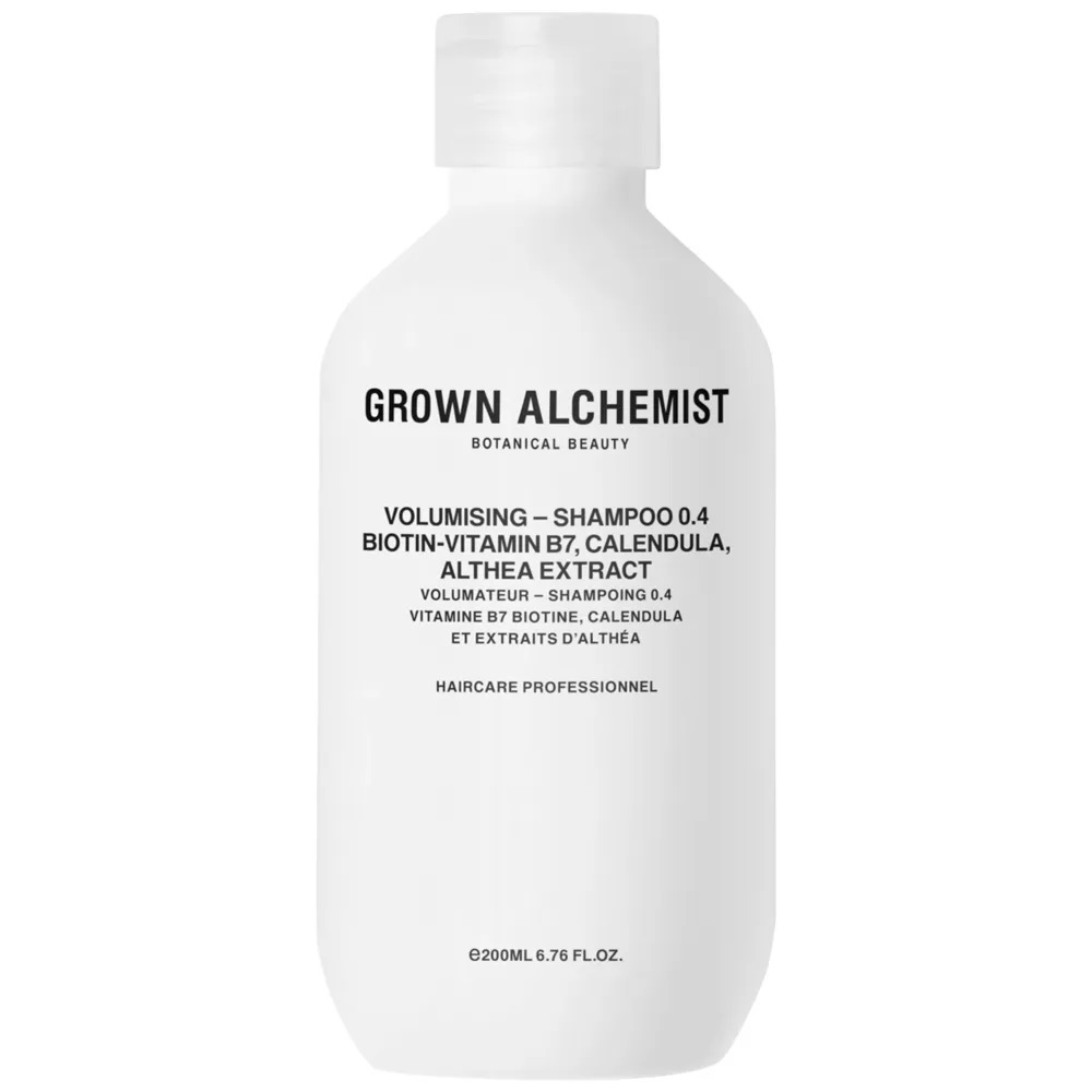Levně Grown Alchemist Šampon pro objem vlasů Biotin-Vitamin B7, Calendula, Althea Extract (Volumising Shampoo) 200 ml