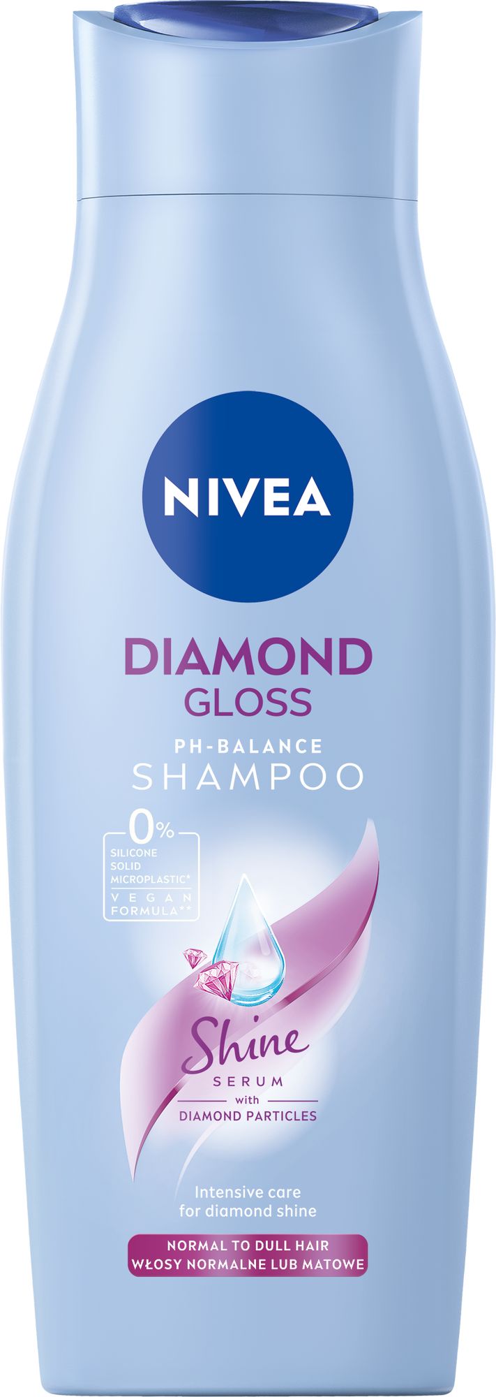 Nivea Šampon pro oslňující lesk vlasů Diamond Gloss 400 ml