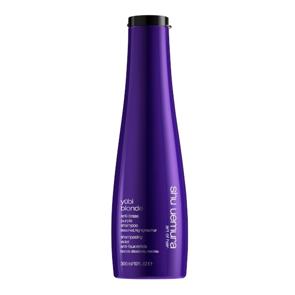 Levně Shu Uemura Fialový šampon neutralizující žluté tóny Yubi Blonde (Anti-Brass Purple Shampoo) 300 ml