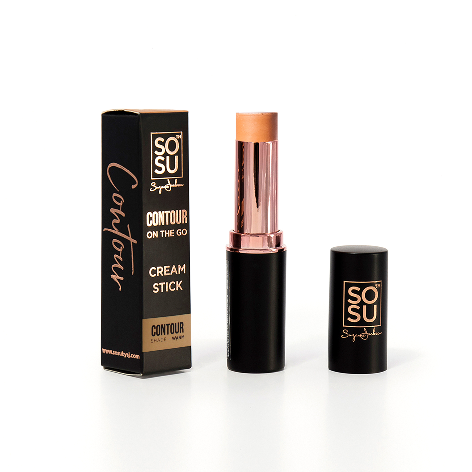 SOSU Cosmetics Contour On The Go multifunkčný tónovací krém v tyčinke odtieň Contour Cool 7,2 g