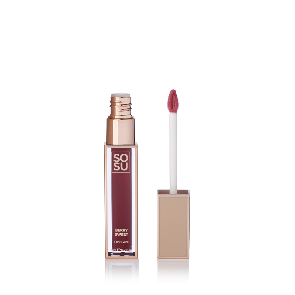 SOSU Cosmetics Lesk na rty Shimmer (Lip Glaze) 6 ml Rose Gold
